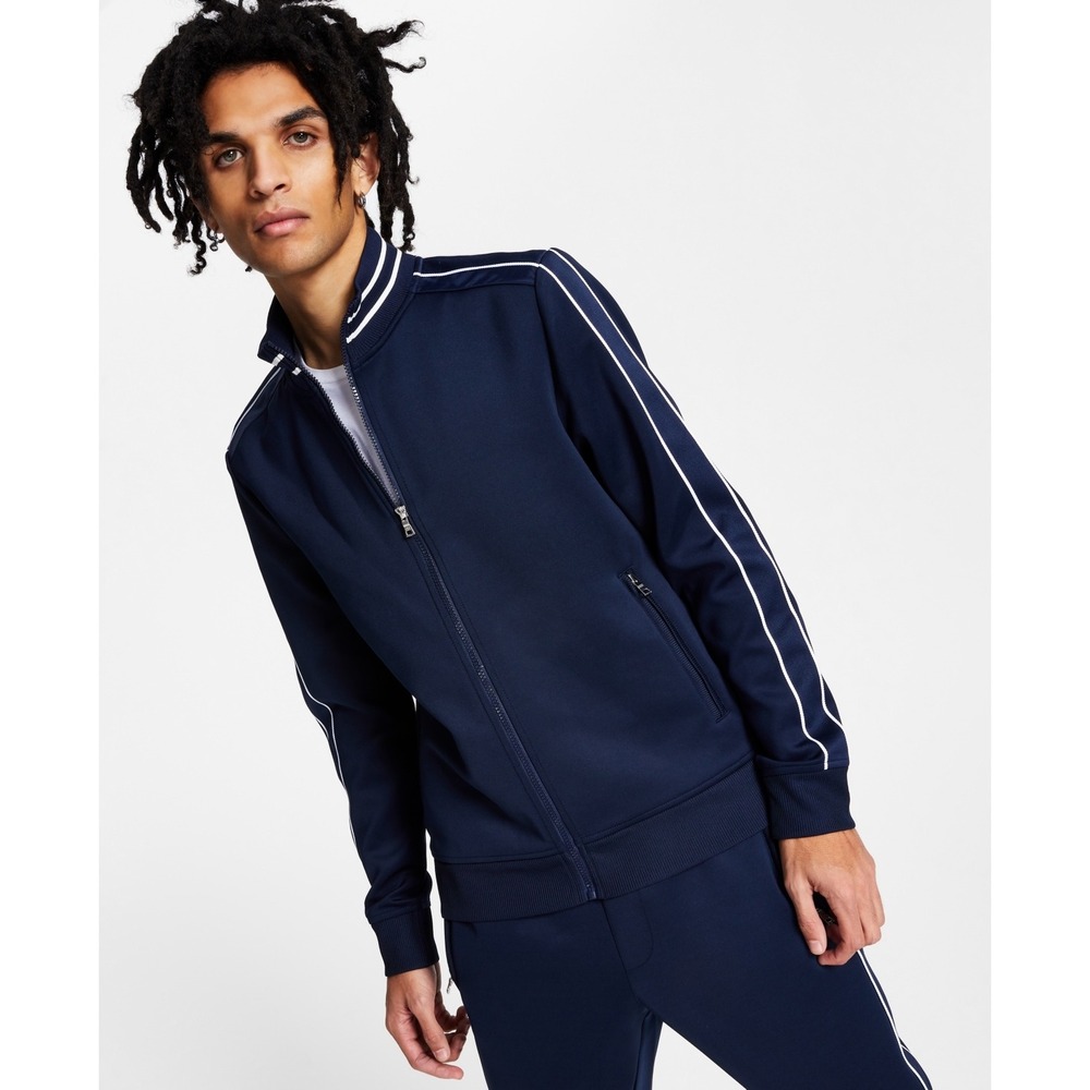 INC Men's Neoprene Track Jogger Jacket‎ Size XS